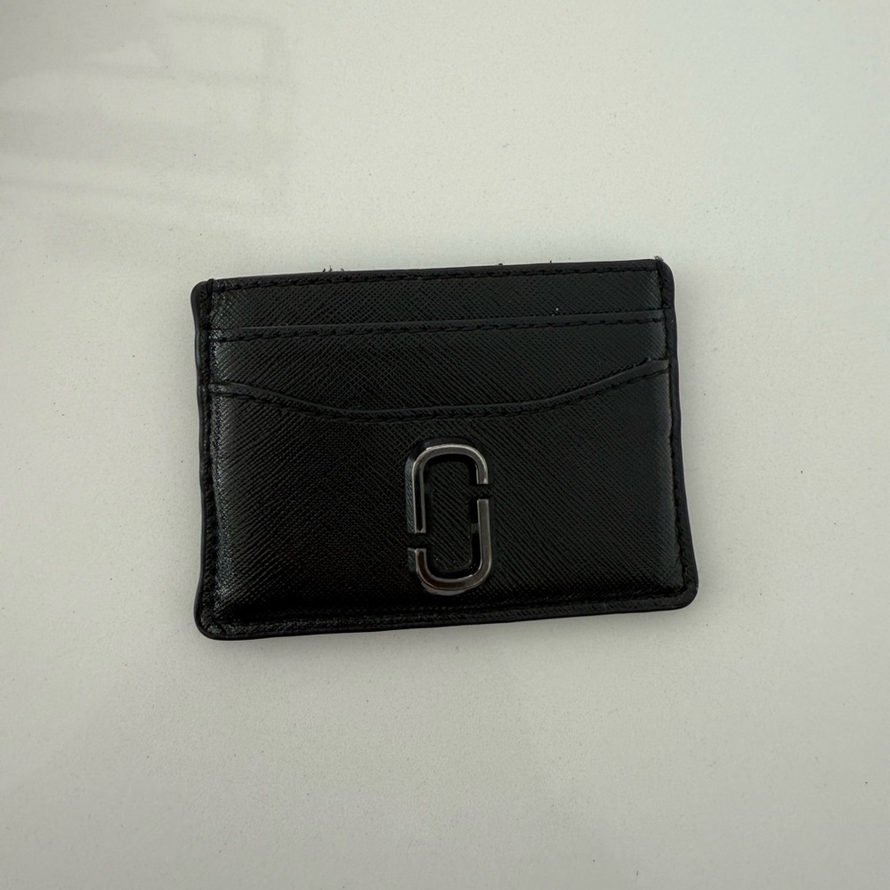 Marc Jacobs Black Key Card Holder Sleek Design